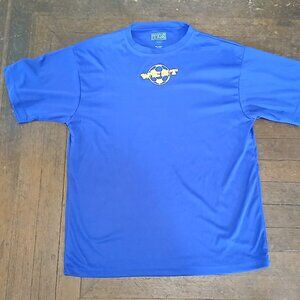 Men’s Blue Soccer Athletic T-Shirt Large VKM Performance Tee